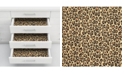 Brewster Home Fashions Leopard Adhesive Film Set Of 2